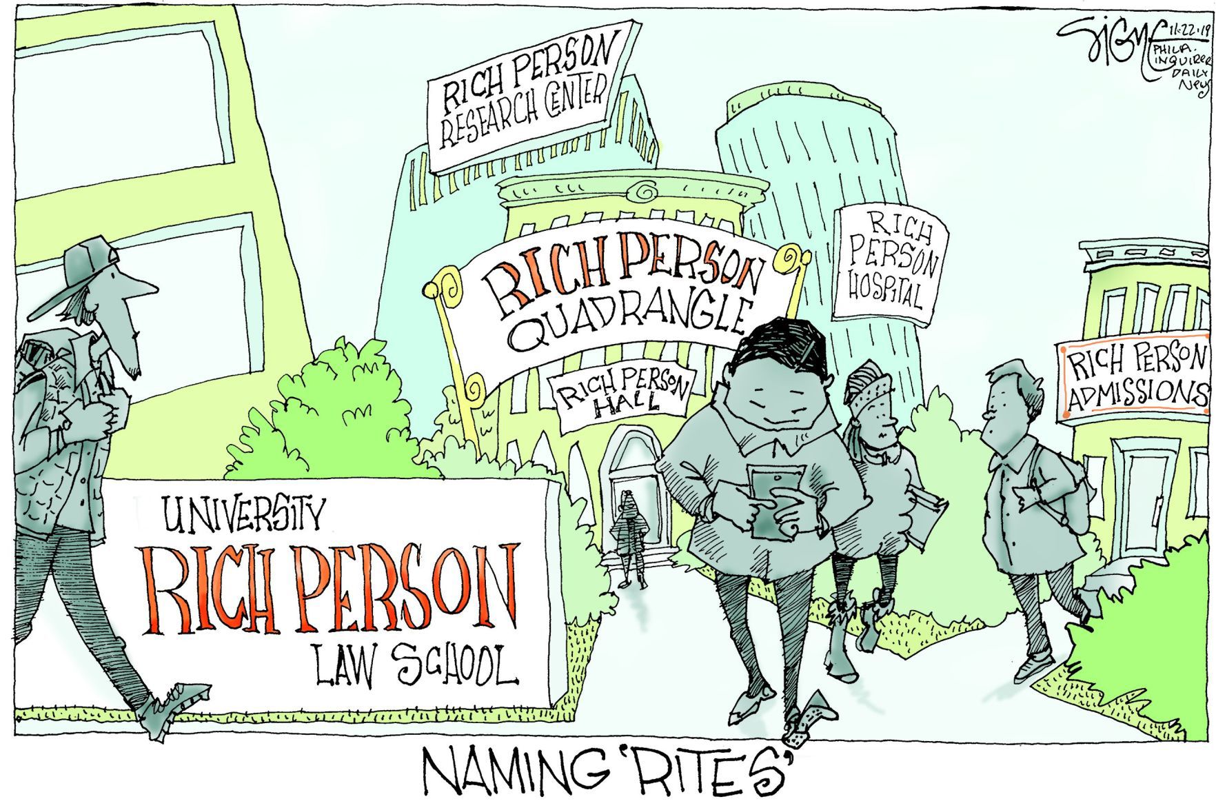 Signe Wilkinson cartoon